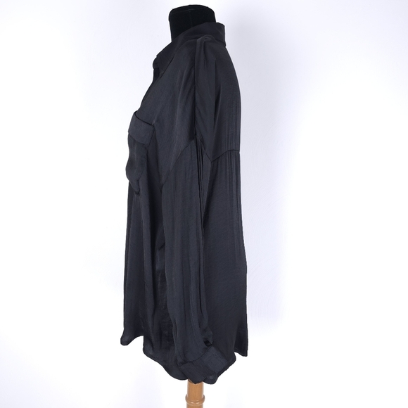 Free People Womens Starry Dreams Knit Blouse Oversized lagenlook XS - Picture 3 of 10